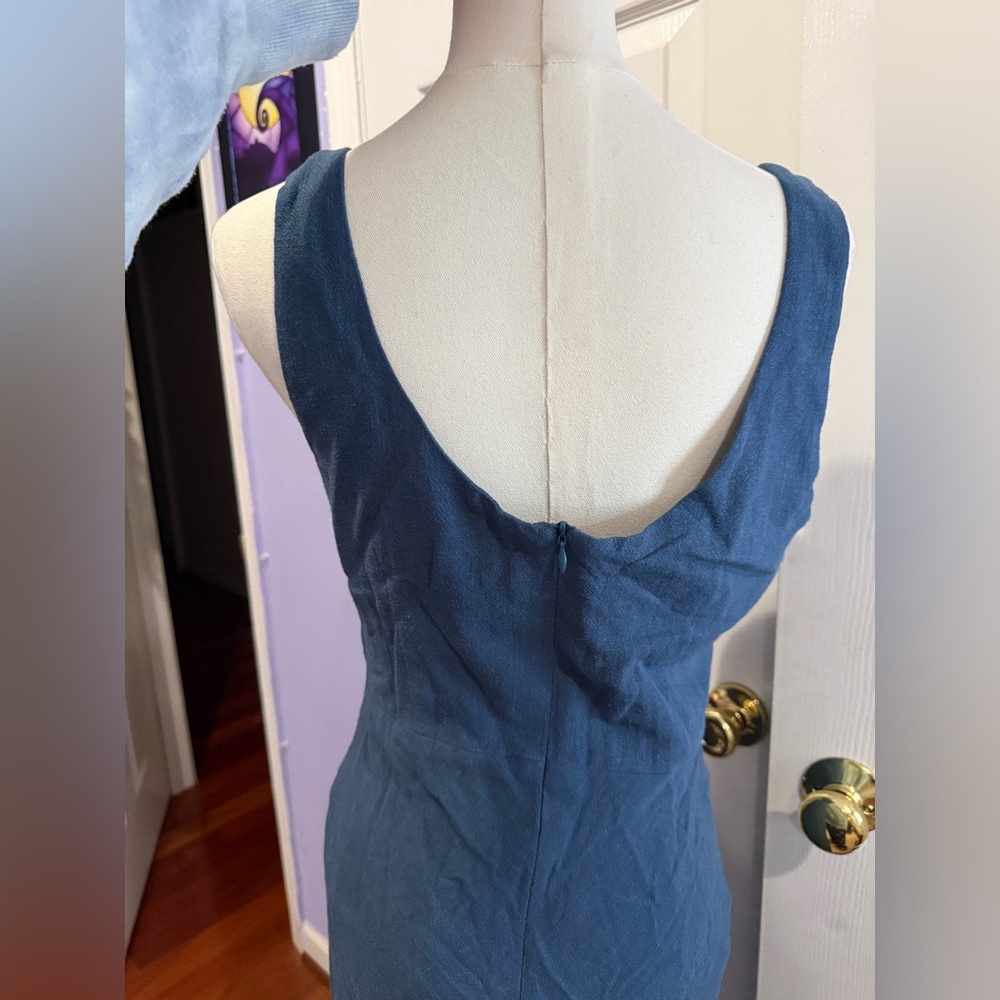 Petal & Pup Teal Backless Dress - Picture 3 of 3